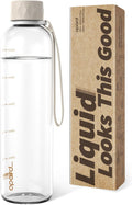 Opard Slim Pro 32oz Water Bottle - BPA-Free Plastic, Leakproof Design, Clear Cream Color | Perfect for Travel & Sports
