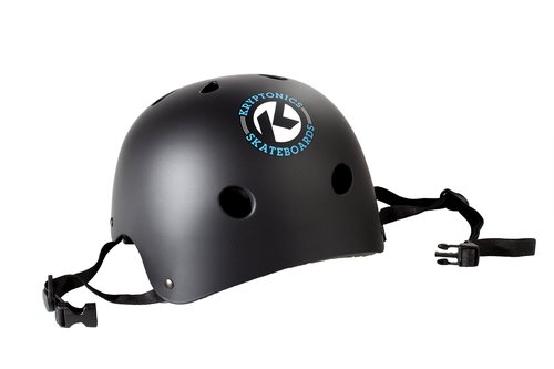 Kryptonics 4-in-1 Youth Protective Gear Set with Helmet – Complete Safety Kit for Skateboarding, Biking, and Rollerblading in Stylish Black – Ideal for Kids and Teens