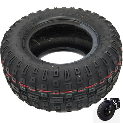 14 Inch Electric Scooter Tire 14x5.0-6.5 Off Road Fat,130/70-6.5 Tubeless Antiskid Off Road Tire Anti-Skid Replacement Tire For E-Scooter, Atv, Go Kart Compatible with Toursor Scooter