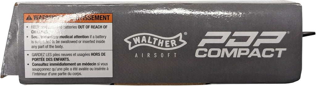 Walther PDP Compact Airsoft Gun - Optics-Ready 6mm BB Pistol with RDS8 Red Dot Sight