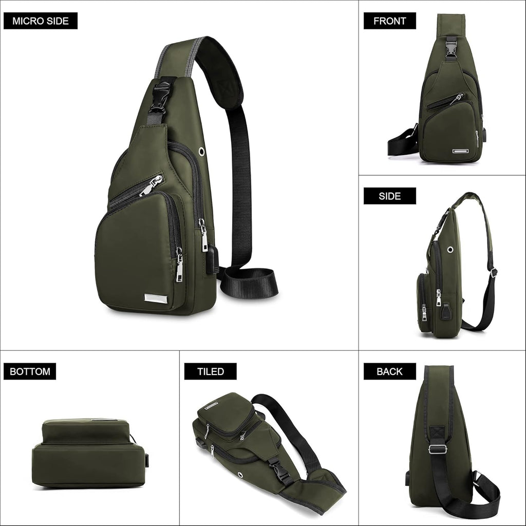 Skiennix Waterproof Sling Bag - Versatile Crossbody Backpack for Hiking | Unisex Daypack