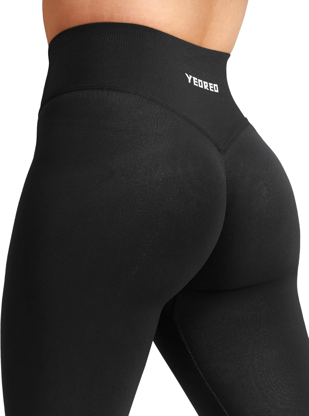 YEOREO Mini Flare Leggings for Women - High Waisted Seamless Gym Pants | 30" Brinklie Yoga Style