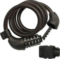 Skiennix Heavy-Duty Bike Lock - 4 Feet Anti-Theft 5-Digit Combination Cable Lock | Secure Your Bicycle