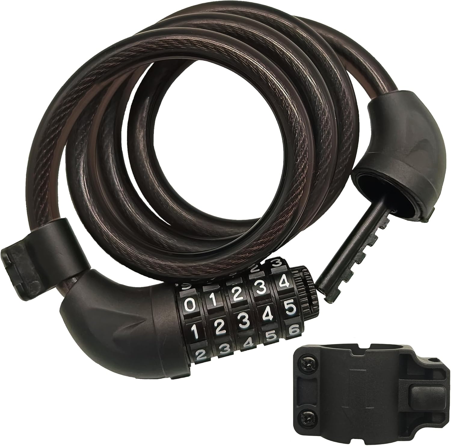 Skiennix Heavy-Duty Bike Lock - 4 Feet Anti-Theft 5-Digit Combination Cable Lock | Secure Your Bicycle