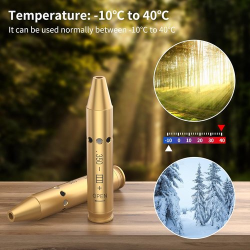 LGND Red Dot Boresighter - .350 Bore Sight Laser Sight with Batteries | 9x43mm Precision