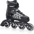 Nattork Adjustable Inline Skates - Perfect for Adults & Teens | Indoor & Outdoor Use, Beginner-Friendly