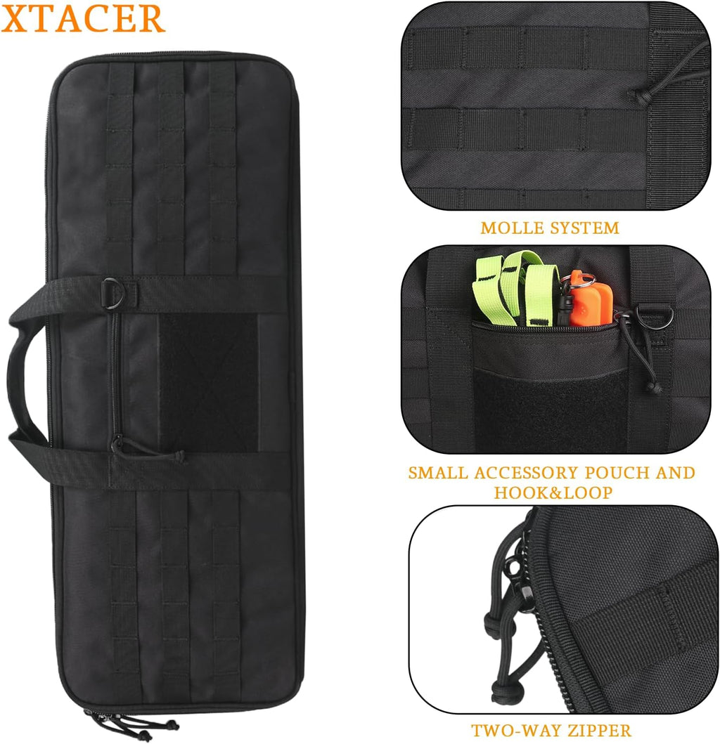 XTACER Tactical Bow Case - Fully Padded MOLLE Recurve Takedown Bow Storage | Durable Protection