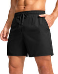 Soothfeel Men's Athletic Running Shorts - Quick Dry 5/7 Inch with Zipper Pocket for Gym & Tennis