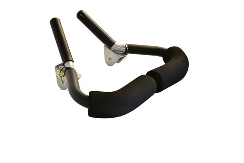 Crunch Ab Accessory Ergonomically Designed for Total Trainer and Other 1 Inch Thickness Large Frame Inclined Fitness Equipments Black