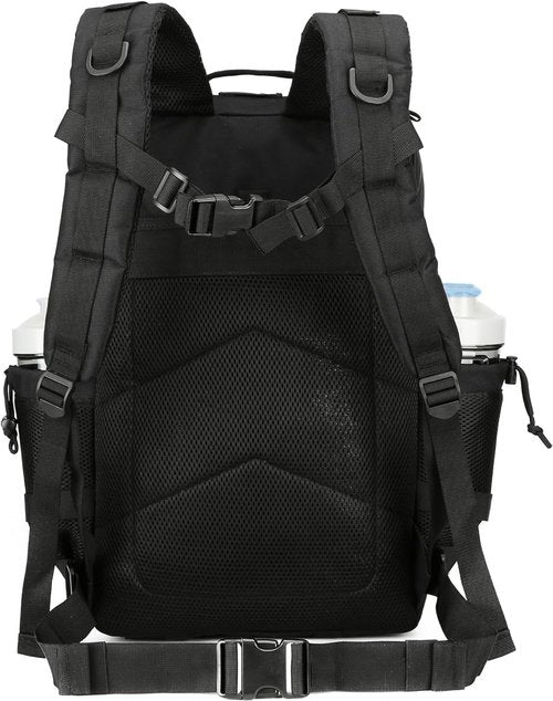 BAIXINGBAGS 45L Tactical Backpack - Waterproof Design for Men | Ideal for Tactical Operations (Black)