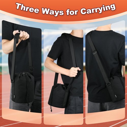 Cosmos Shot Put Carry Bag - Portable Shoulder Bag with Adjustable Strap & Foam Padding for 6-16 LBS Balls