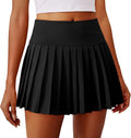 PINSPARK Pleated Tennis Skirts - High Waist Lightweight Mini Athletic Skorts for Women | Perfect for Golf & Pickleball