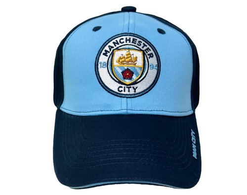 Fan Ink Manchester City Cap, Licensed Man City Adjustable Snap Back Hat/Cap, 1 Cover No Logo