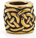 TECEUM Paracord Beads - Handmade Golden Charm for Jewelry Making | Antique Brass Metal 6871
