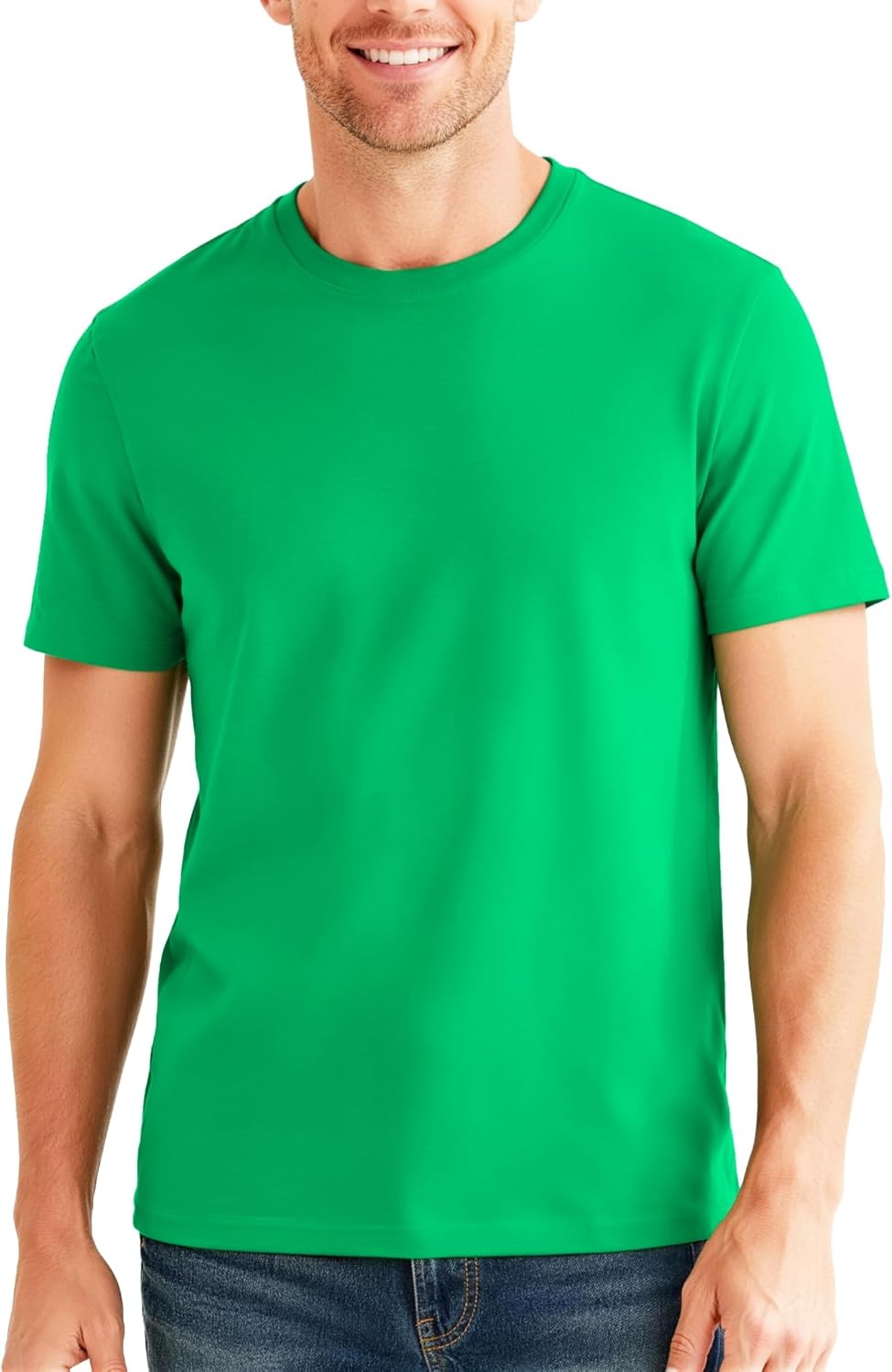 Silenroar Men's Crewneck T-Shirts - Soft Basic Tees in Relaxed Fit | Comfortable Everyday Wear