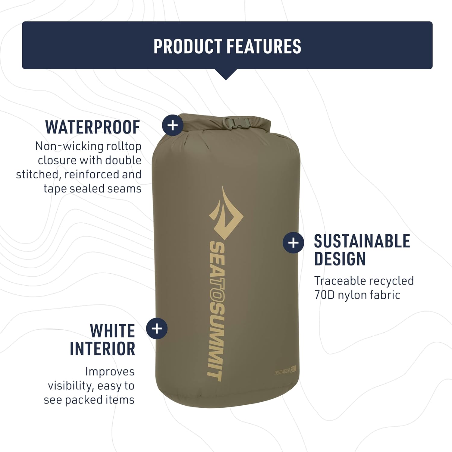 Sea to Summit Lightweight Dry Bag - Versatile Waterproof Storage Solution | Ideal for Outdoor Adventures