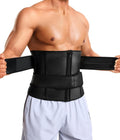 TAILONG Waist Trainer for Men - Sweat Band Trimmer Belt Fajas Para Hombres Stomach Wrap Workout Body Shaper Black