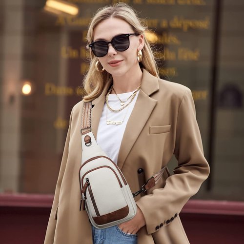 CLUCI Leather Crossbody Bag - Stylish Sling Backpack for Women & Men | Perfect Gift for Birthdays