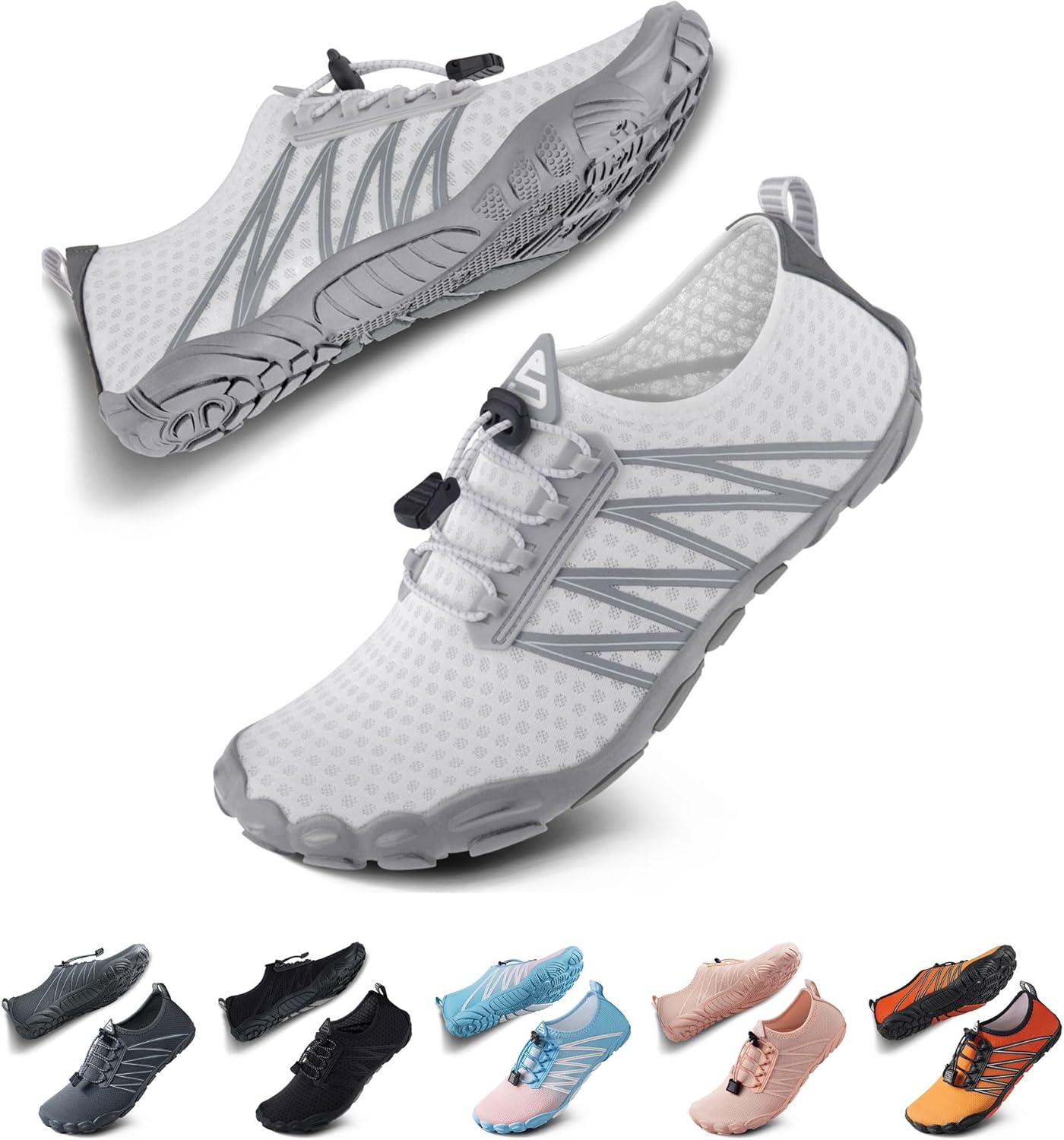 SEEKWAY Water Shoes - Quick-Dry Aqua Socks for Men & Women | Ideal for Beach, Swim, Hiking & Kayaking