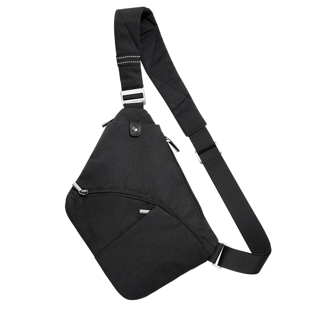 VADOO Sling Bag for Men and Women, Anti theft Crossbody Bag Lightweight Shoulder Chest Bag for Travel Gym Running