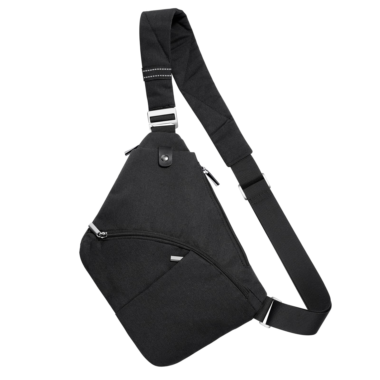 VADOO Sling Bag for Men and Women, Anti theft Crossbody Bag Lightweight Shoulder Chest Bag for Travel Gym Running