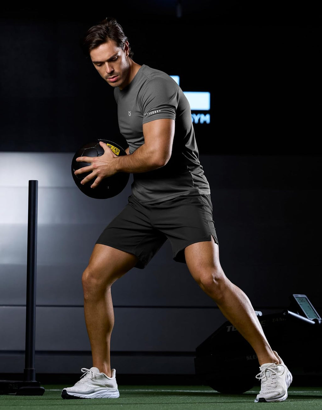 Skiennix Men's Breathable Workout T-Shirts - Lightweight Cooling Dry Fit UPF 50+ Sun Protection Tee