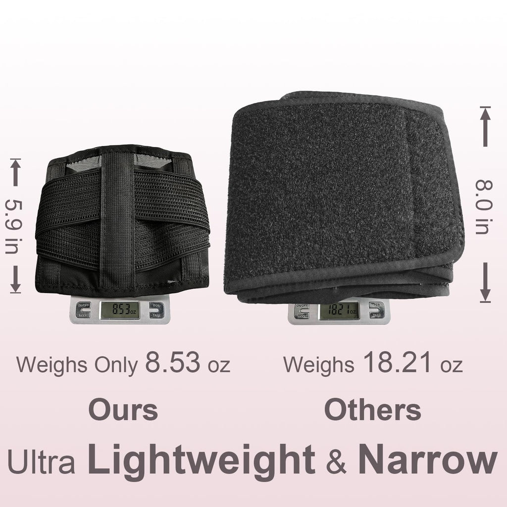 Regine Switzerland Ultra Breathable Back Brace - Lightweight Adjustable Lumbar Support for Pain Relief | Comfortable Compression for Sciatica & Scoliosis