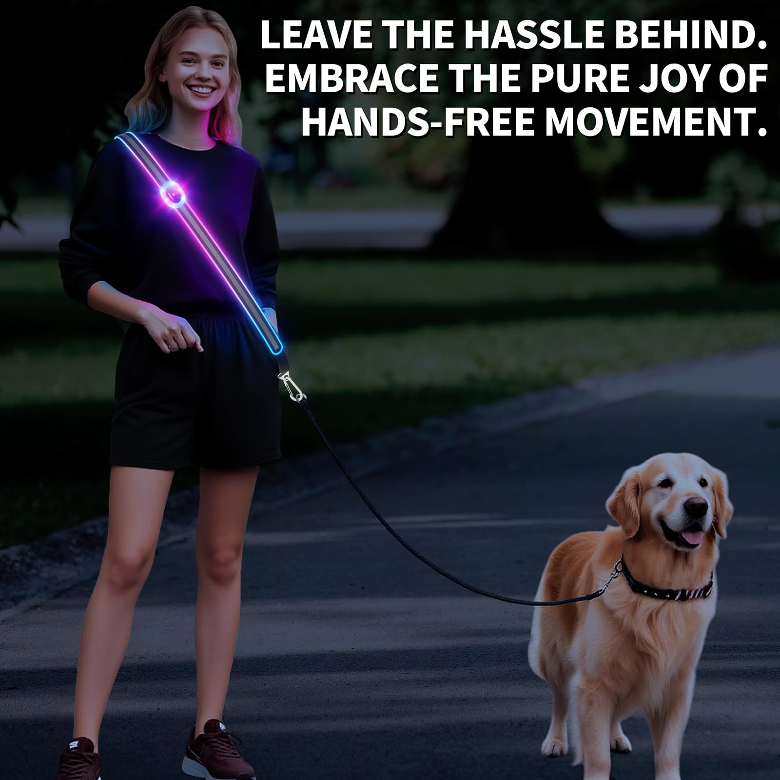 Running Lights for Runners, Reflective Running Vest for Women, Light up Running Vest Gifts for Runners, Walking Safety Gear Led Vest, Night Reflective Running Gear for Walking Dog Cycling Jogging