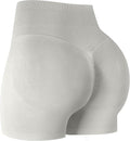 ATHVOTAR Women's High Waisted Gym Shorts - Seamless Butt Lifting Scrunch Design for Comfort