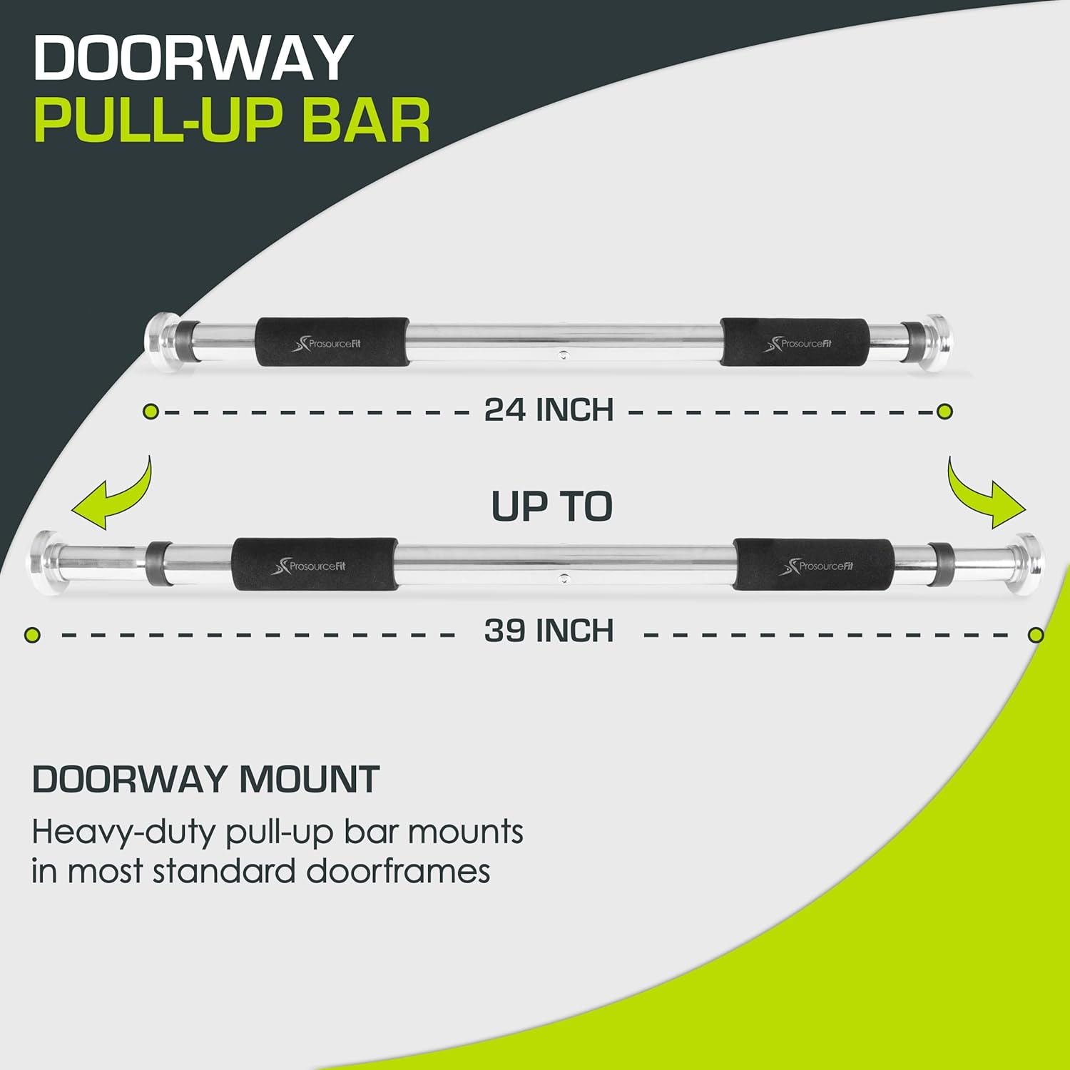 ProsourceFit Pull Up Bar - Versatile Home Gym Equipment for Full-Body Workouts