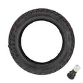 LHROPA 9.5 x 2.5 9.5-inch Rubber Explosion-proof Tubeless Tire + Straight nozzle Replace for NIU Kick Scooter KQi3 Sport/Pro/Max Electric Scooter Tyre Parts