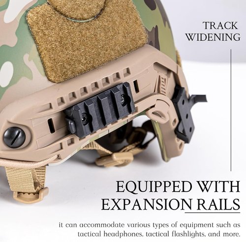 FMATAL GEAR Fast MT 7mm Surface Sandblast Treatment Thick and Heavy Version Helmet | Tactical | Airsoft (Sand(DE), S/M)