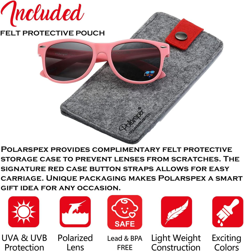 Pete the Cat Polarized Retro Sunglasses for Kids - BPA Free, Stylish & Safe for Toddlers