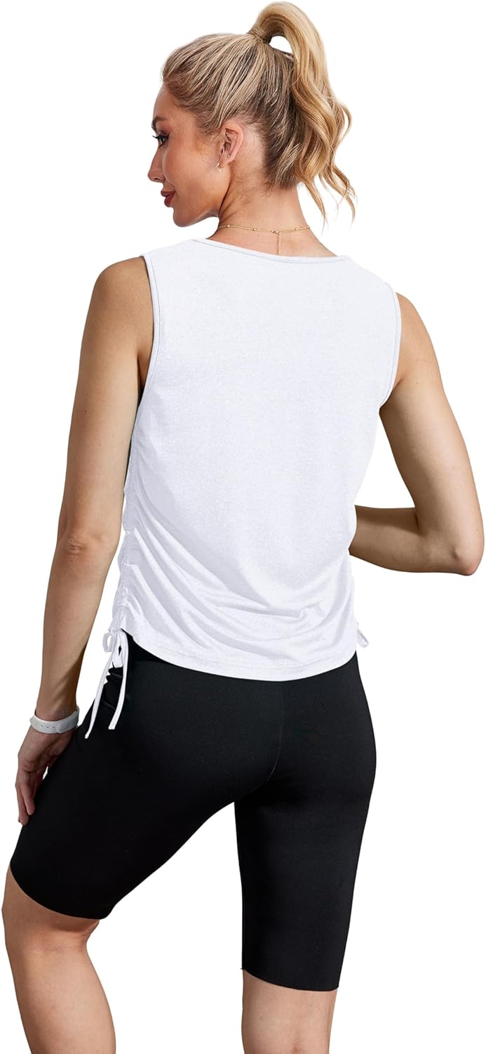 Skiennix Women's Workout Tank Tops - Stylish Pilates & Gym Summer Outfits | Comfortable Fit