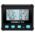8100 Professional Interval Timer and Stopwatch, Backlight, USB-C Charged, Clock -Black