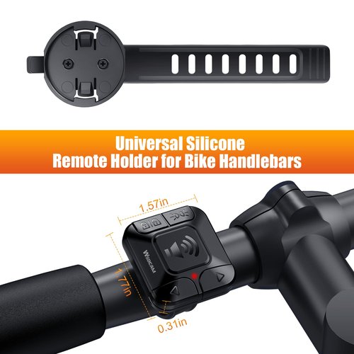 WSDCAM Remote for Smart Bike Tail Light Turn Signals Alarm