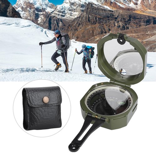 Professional Lensatic with Fluorescent Display, Geology Declination Adjuster, B40X8Oo with Fluorescent Display, Declination Adjuster, for Geological Survey and Orienteering