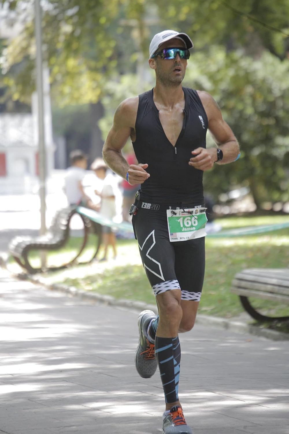 SLS3 Triathlon Race Belt - Lightweight Bib Holder with 6 Gel Loops & Toggle Clips | Easy to Use for Races