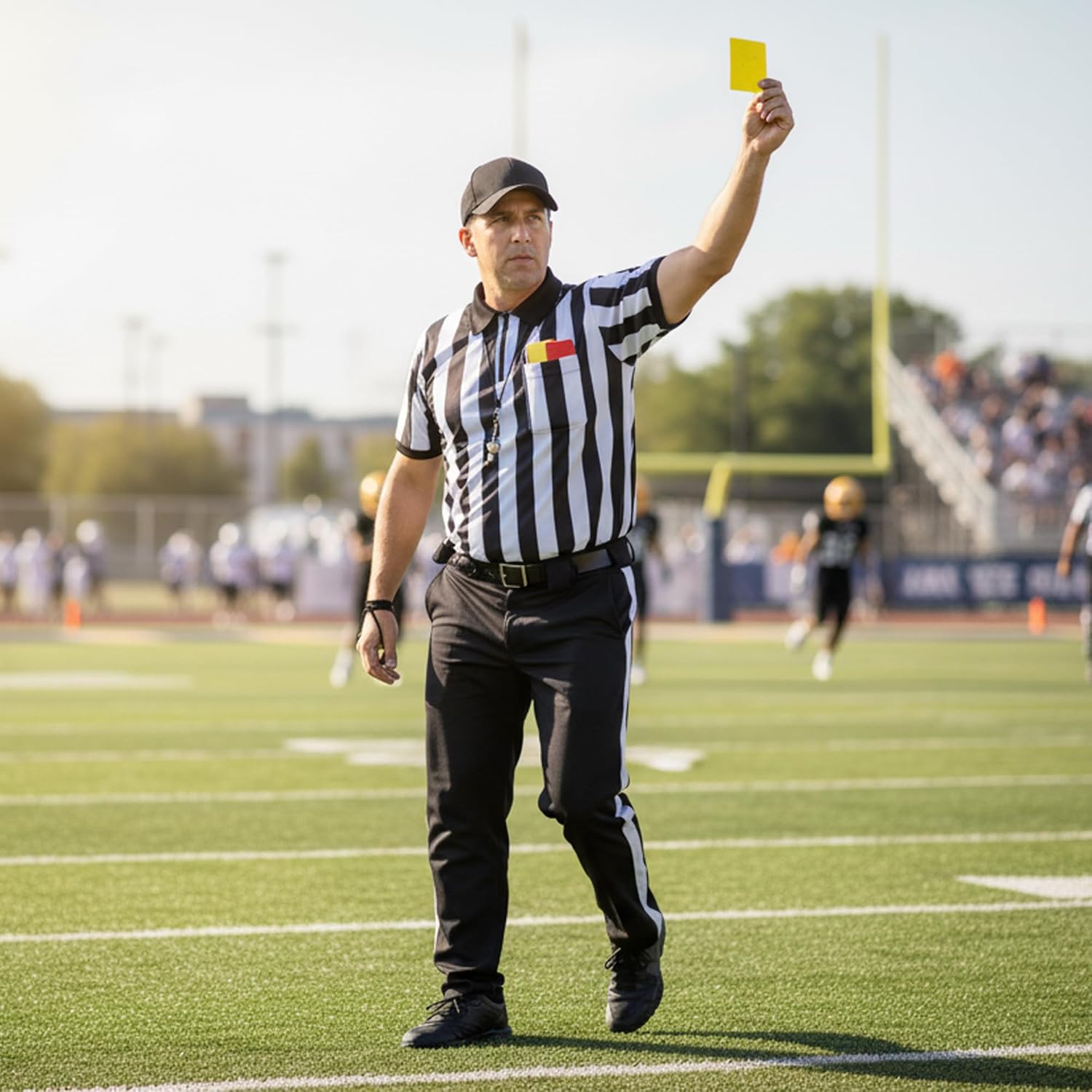 Skiennix Referee Shirt - Men's Football Soccer Costume for Halloween | Sporty Cosplay Outfit