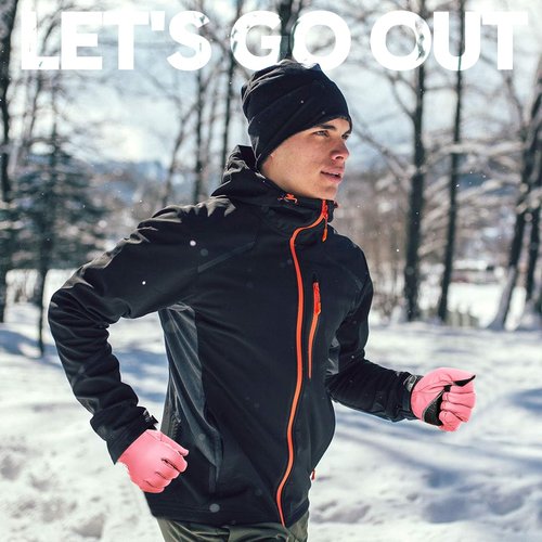 Bruvoalon Y322 Winter Gloves for Men & Women, -10℉ Touchscreen 5-Layer Thermal Insulated, Windproof Anti-Slip Ski Gloves