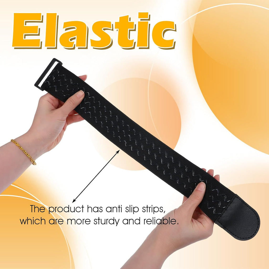 Skiennix Boot Belt Strap - Adjustable Elastic Bands for Cowboy Boots | 2 Pcs Lengthened & Widened