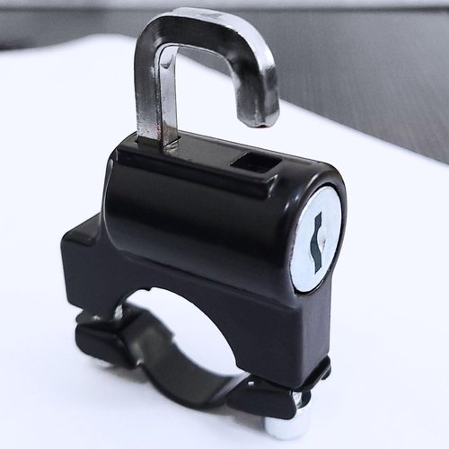 2X Motorcycle Helmet Security Lock Replacement Anti-Theft Fixed Multi-Function Lock Accessories with Key for Motorcycles Bicycles E-Bike