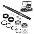 Cartalia Golf Cart Rear Axle Shaft with Bearing Seal Kit for 1994-2013 EZGO TXT/Medalist Electric Models, Replace # 20377-G12 Passenger Side (16 3/4" Length) 24-Teeth Splined Axle Shaft Assembly