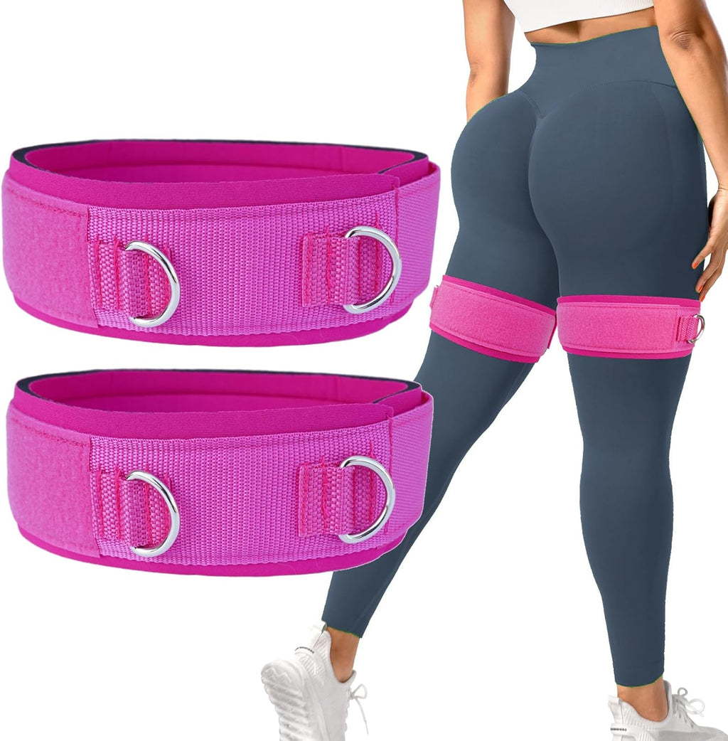 Skiennix Fitness Training Thigh Strap - Leg Ankle Wrist Straps for Cable Machines | Women's Resistance Belt