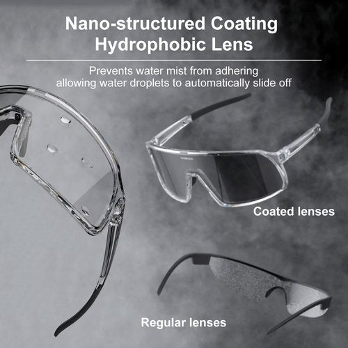 INBIKE Full Frame Cycling Glasses for MTB and Road Bikeswith Photochromic Lenses bicycle Sports Sunglasses Men's and women's