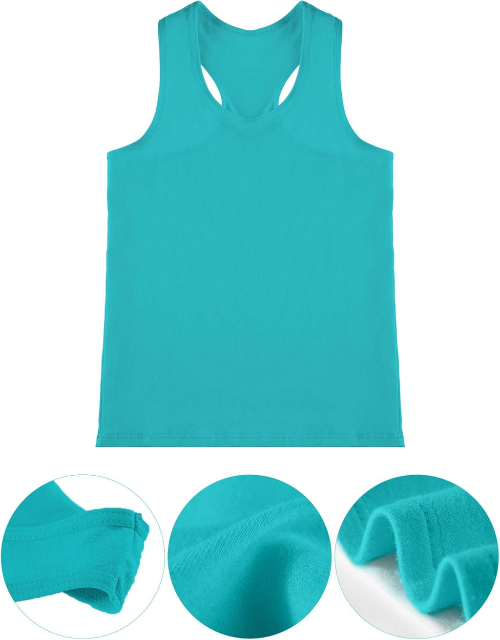 Boao Girls Dance Tank Top - Racerback Sleeveless Crop for Ballet & Gymnastics | Athletic Wear