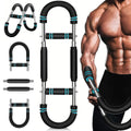 Sandpoy Twister Arm Trainer, 40-100lb Adjustable Chest Workout Equipment, Portable Chest Trainer for Men, Detachable Resistance Power Twister Bar for Home/Travel