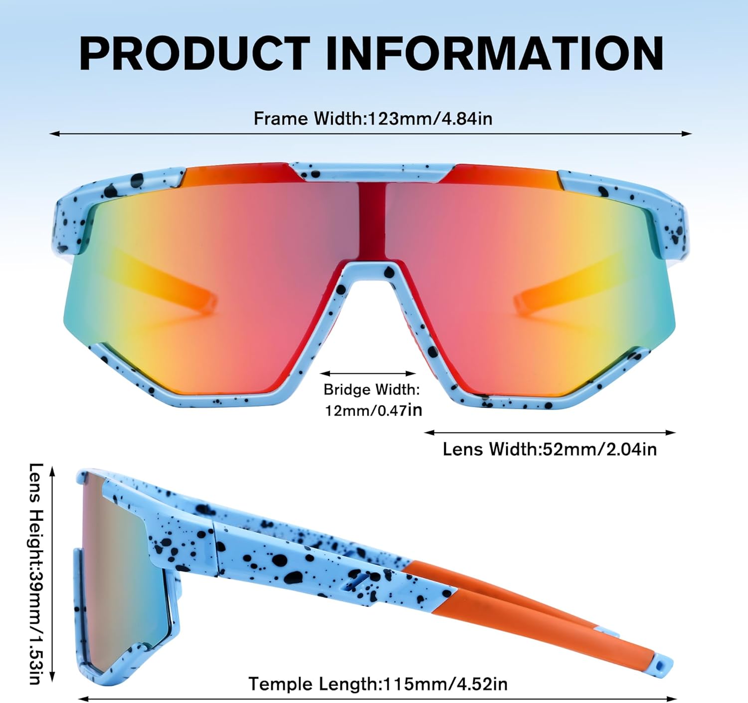 Pro Acme Kids Baseball Sunglasses - Polarized Unbreakable Sports Glasses for Ages 6-12