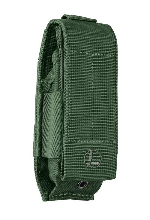 LEATHERMAN, Premium Molle Snap Sheath for Multitools, Made in the USA, Fits 4" and 4.5" Tools, Green, Large
