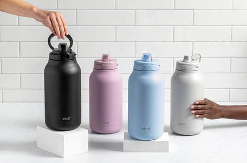 Ello Hydra 64oz Vacuum Insulated Stainless Steel Jug - Locking Lid for Ultimate Hydration